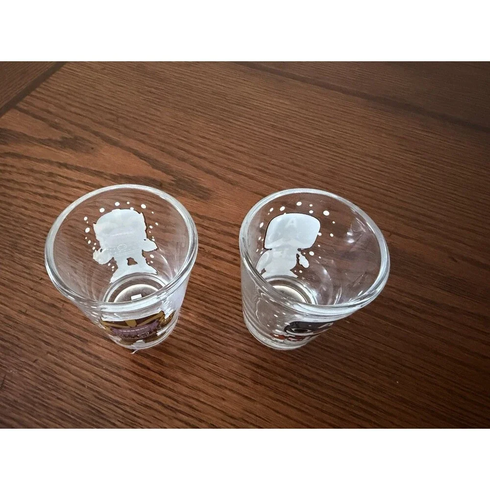 Funko Marvel Shot Glasses Toothpick Holder Thanos Captain America Snowman X-Mas